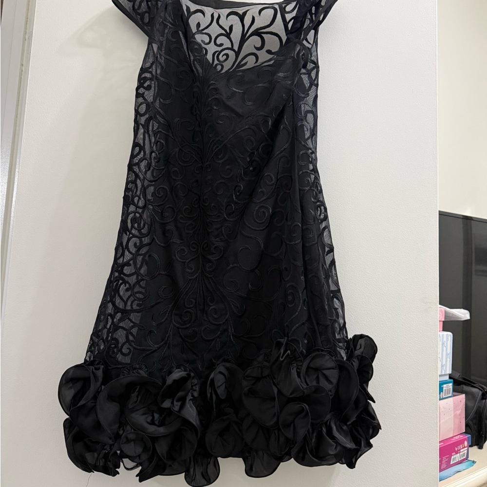 Guess Black Lace Dress